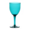 Набір з 6 акрилових келихів для вина ROSE&TULIPANI FIABA, бірюзовий, 400 мл