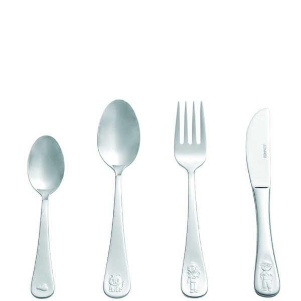 Набір дитячих столових приборів AVVENTURA з 4 предметів - Leonardo