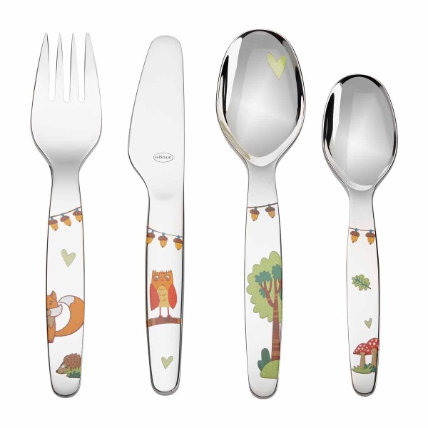 Zestaw sztućców dla dzieci Roesle Waldfreu (4 cz.)