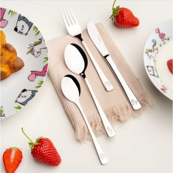 Zestaw sztućców dla dzieci Leonardo BAMBINI (4 szt.)