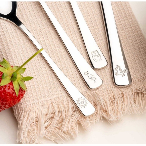 Zestaw sztućców dla dzieci Leonardo BAMBINI (4 szt.)