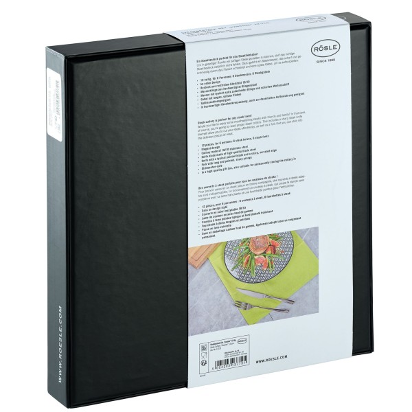 Набір столових приборів для стейку PASSION, 12 предметів - Roesle