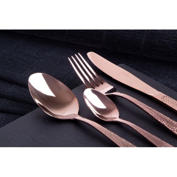 НАБІР СТОЛОВИХ ПРИЛАДІВ BERLINGER HAUS BH-2619 РОЖЕВЕ ЗОЛОТО, 24 ПРЕДМЕТИ