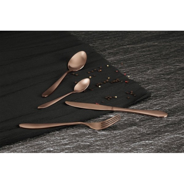 НАБІР СТОЛОВИХ ПРИЛАДІВ BERLINGER HAUS BH-3076, САТИНОВИЙ, РОЖЕВО-ЗОЛОТО