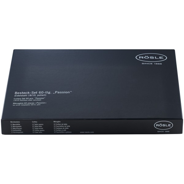 Набір столових приборів PASSION з 60 предметів - Roesle