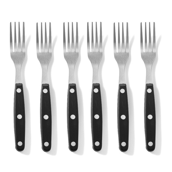 Набір із 6 виделок для стейку з нержавіючої сталі - Hendi 781432