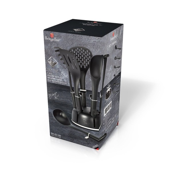Набір кухонного начиння BERLINGER HAUS Black Royal BH-6218, 7 предметів