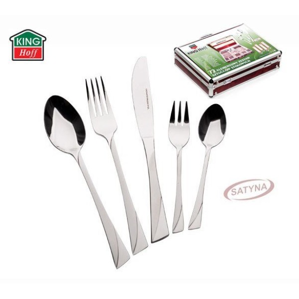Столові прибори KiNGHOFF 72 предмети, сатинові KH-3565