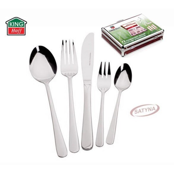 Столові прибори KiNGHOFF 72 предмети, сатинові KH-3561