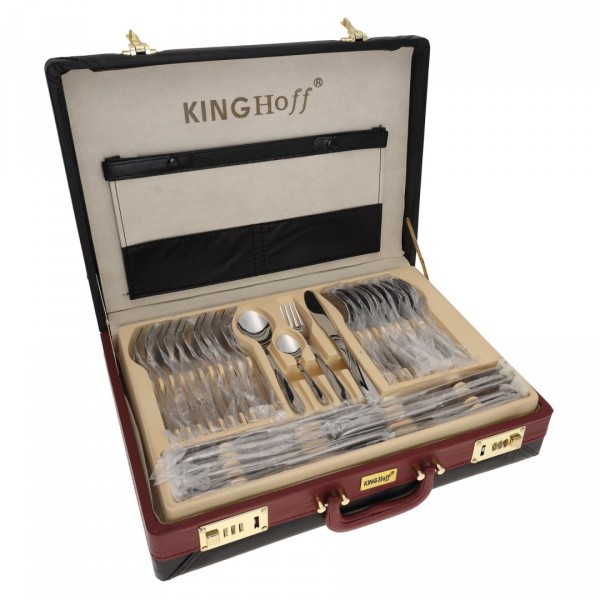 Столові прибори KiNGHOFF 72 предмети. Глянцеві KH-3508
