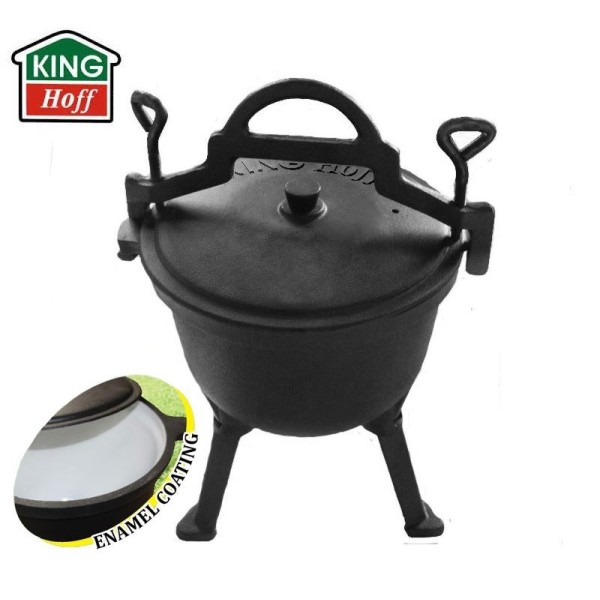 Емальований чавунний мисливський чайник 7 л KiNGHOFF KH-2242