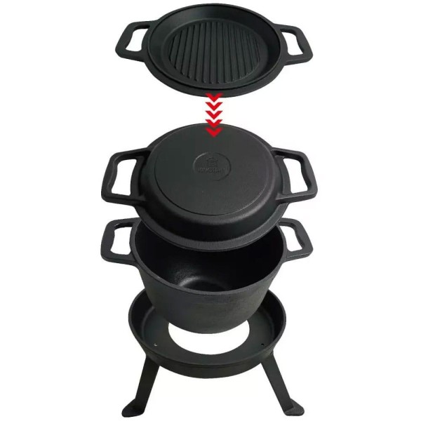 Kociołek myśliwski Kinghoff KH-1733 (8 l)