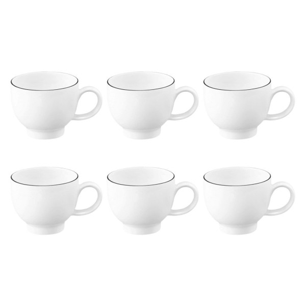 SELTMANN LIDO BLACK LINE Набір із 6 чашок для еспресо 90 мл