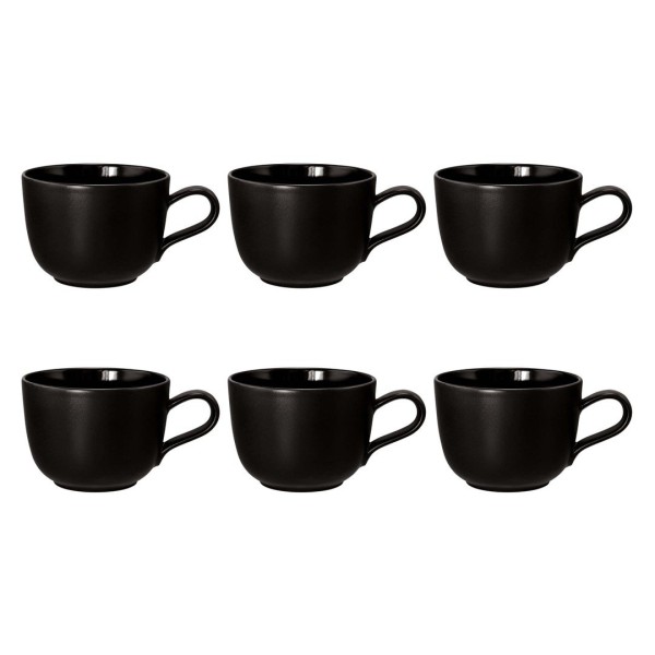 Zestaw filiżanek do kawy Seltman Weiden SELTMANN LIBERTY VELVET BLACK (6 szt., 260 ml)