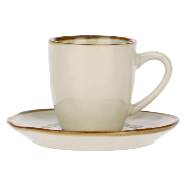 Zestaw filiżanek do espresso Rose&Tulipani CONCERTO AVORIO (6 szt., 90 ml)