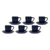 ROSE&TULIPANI CONCERTO BLU COBALTO Набір 6 чашок для еспресо 90 мл