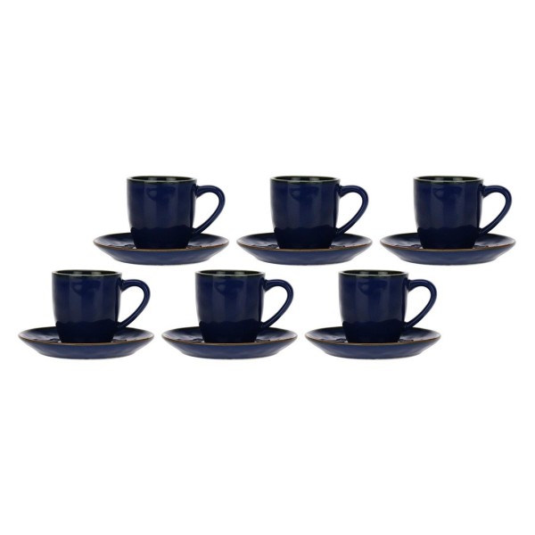 ROSE&TULIPANI CONCERTO BLU COBALTO Набір 6 чашок для еспресо 90 мл