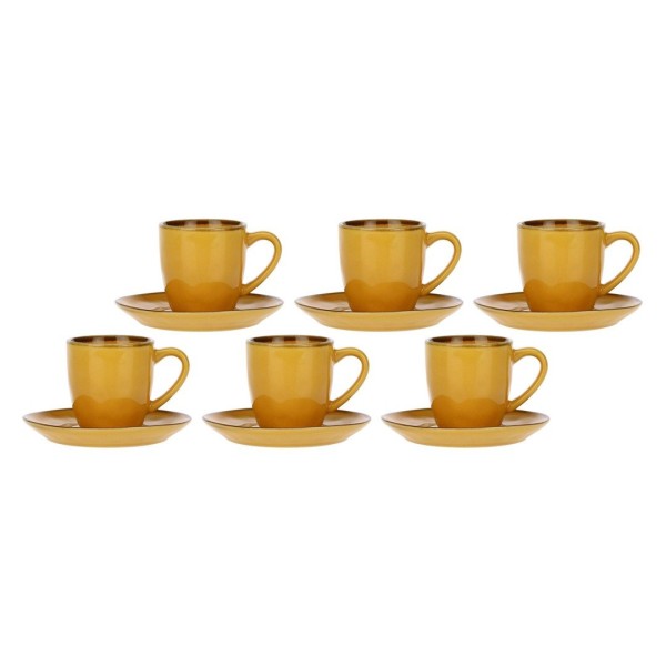 ROSE&TULIPANI CONCERTO OCRA Набір 6 чашок для еспресо 90 мл