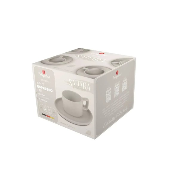 Набір чашок для еспресо BerlingerHaus Sahara BH-10015 з 4 предметів