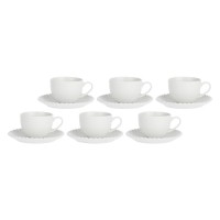 LA PORCELLANA BIANCA MOMENTI Набір 6 чайних чашок з блюдцями 200 мл