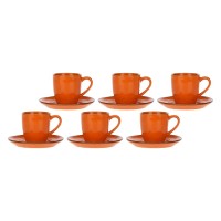 Zestaw filiżanek do espresso Rose&Tulipani CONCERTO ARANCIONE (6 szt., 90 ml)