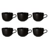 Набір із 6 кавових чашок SELTMANN LIBERTY VELVET BLACK, 380 мл
