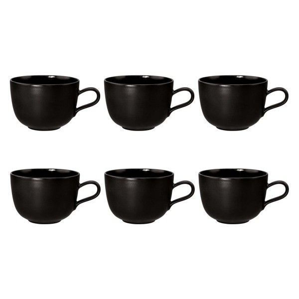 Zestaw filiżanek do kawy Seltman Weiden SELTMANN LIBERTY VELVET BLACK (6 szt., 380 ml)