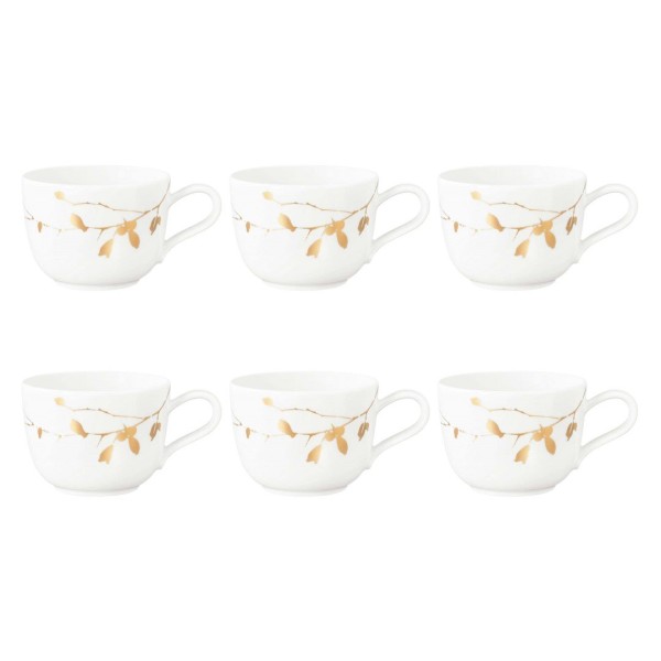 Набір із 6 кавових чашок SELTMANN LIBERTY GOLDEN ROSE HIP 260 мл