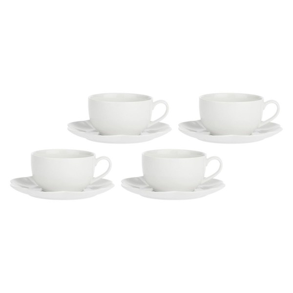 LA PORCELLANA BIANCA VILLADEIFIORI Набір 4 чашки з блюдцем 450 мл