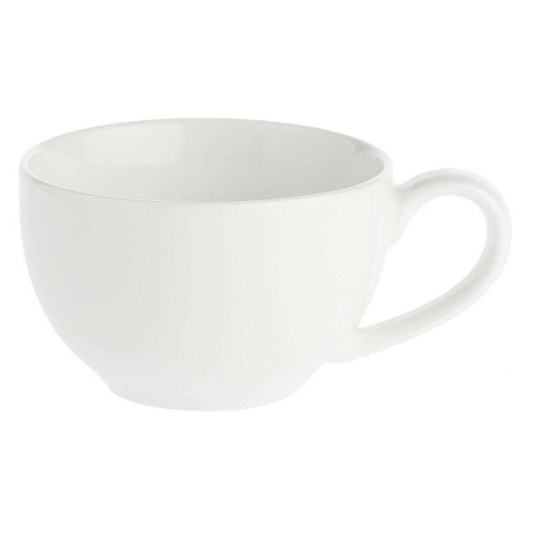 Zestaw filiżanek ze spodkami La Porcellana Bianca ESSENZIALE (4 szt., 350 ml)