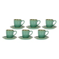 ROSE&TULIPANI CONCERTO VERDE ACQUA Набір 6 чашок для еспресо 90 мл