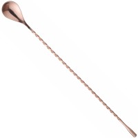 Łyżka barmańska do drinków Bar Up 385x35 mm (miedziana)