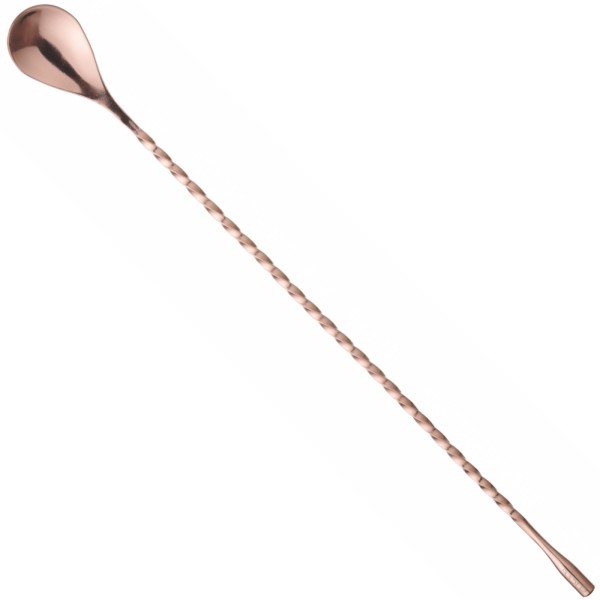 Łyżka barmańska do drinków Bar Up 385x35 mm (miedziana)