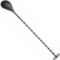 Łyżka barmańska do drinków i koktajli Bar Up 280 x 35 mm (czarna)