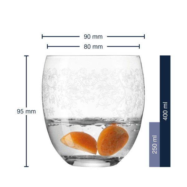 Zestaw szklanek do wody Leonardo CHATEAU (6 szt., 400 ml)