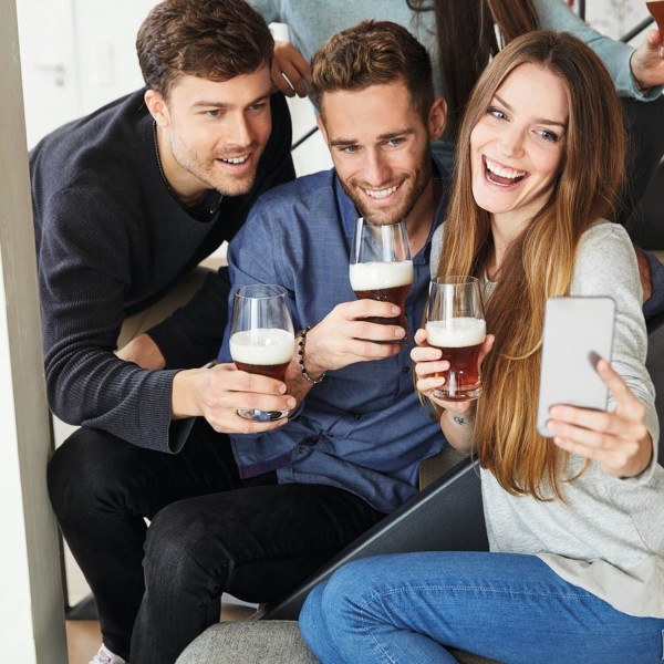 Набір із 2 пивних келихів TAVERNA 630 мл