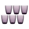 ROSE&TULIPANI AMAMI Набір із 6 склянок 320 мл аметист