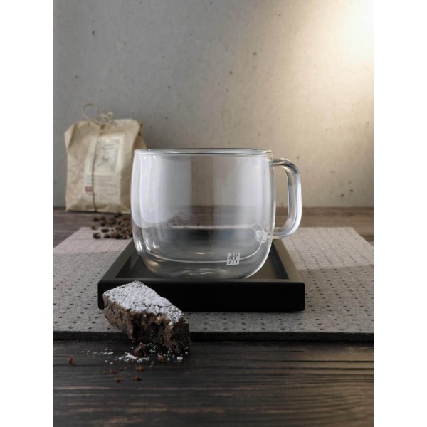 Zestaw dwóch szklanek do cappuccino Zwilling SORRENTO PLUS (450 ml)