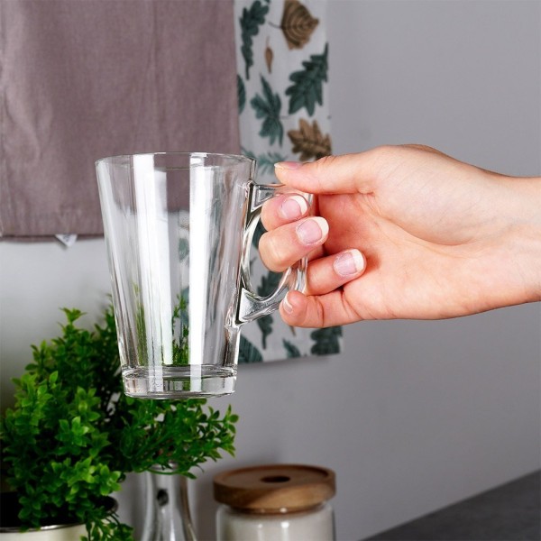 Zestaw szklanek do kawy latte macchiato VILDE 139614 (6 szt., 255 ml)