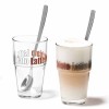 Zestaw 2 szklanek z łyżeczkami Leonardo Latte Solo (2 szt.)