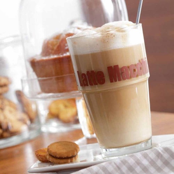 Zestaw 2 szklanek z łyżeczkami Leonardo Latte Solo (2 szt.)