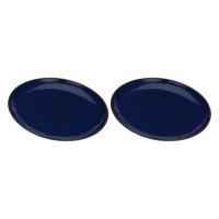 ROSE&TULIPANI CONCERTO BLU COBALTO Набір 2 круглих посуду 32 см