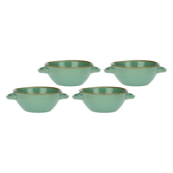 Zestaw misek do zupy Rose&Tulipani CONCERTO VERDE ACQUA (4 szt., 600 ml)