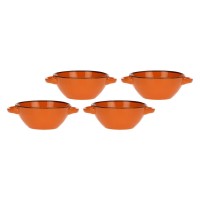 ROSE&TULIPANI CONCERTO ARANCIONE Набір 4 супові миски 2H 600 мл