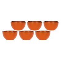 ROSE&TULIPANI CONCERTO ARANCIONE Набір 6 ваз для фруктів 11 см