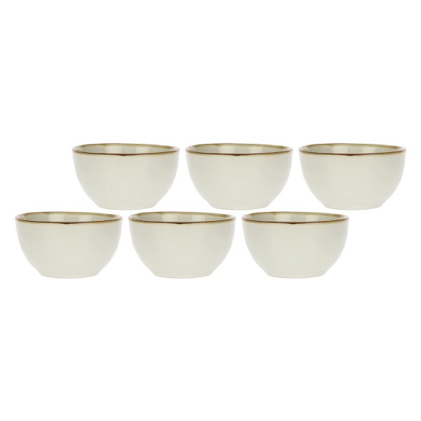 ROSE&TULIPANI CONCERTO AVORIO Набір 6 ваз для фруктів 11 см