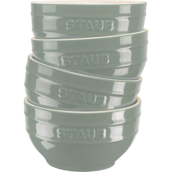 Набір для подачі STAUB з 4 мисок 12 см, евкаліпт