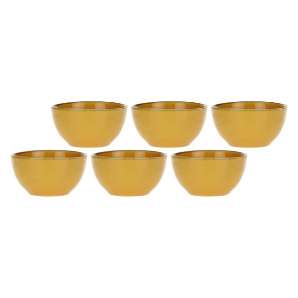 Zestaw misek na owoce Rose&Tulipani CONCERTO OCRA (6 szt., 11 cm)