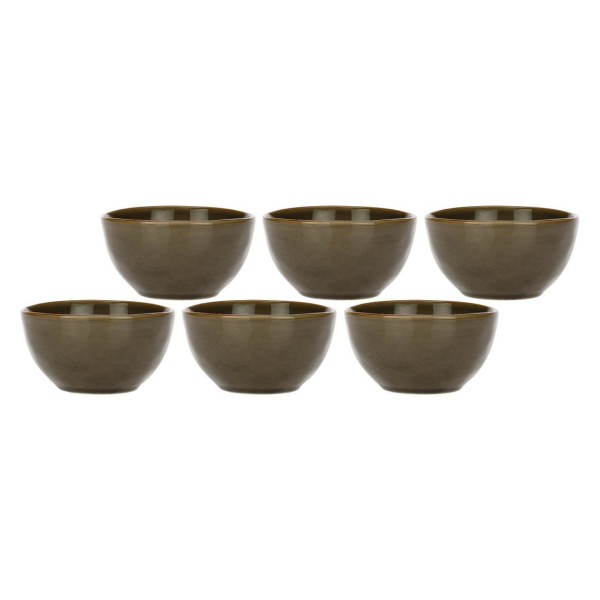 Zestaw misek na owoce Rose&Tulipani CONCERTO GRIGIO TORTORA (6 szt., 11 cm)