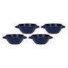 ROSE&TULIPANI CONCERTO BLU COBALTO Набір 4 супових миски 2Н 600 мл